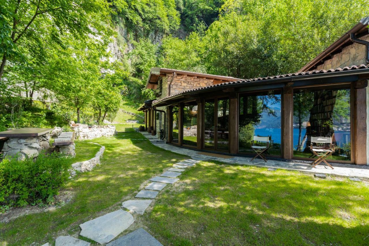 The Writer'S Nest Waterfront Villa By Rent All Como Faggeto Lario Exterior foto